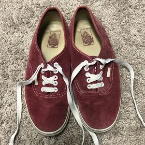 Maroon Vans